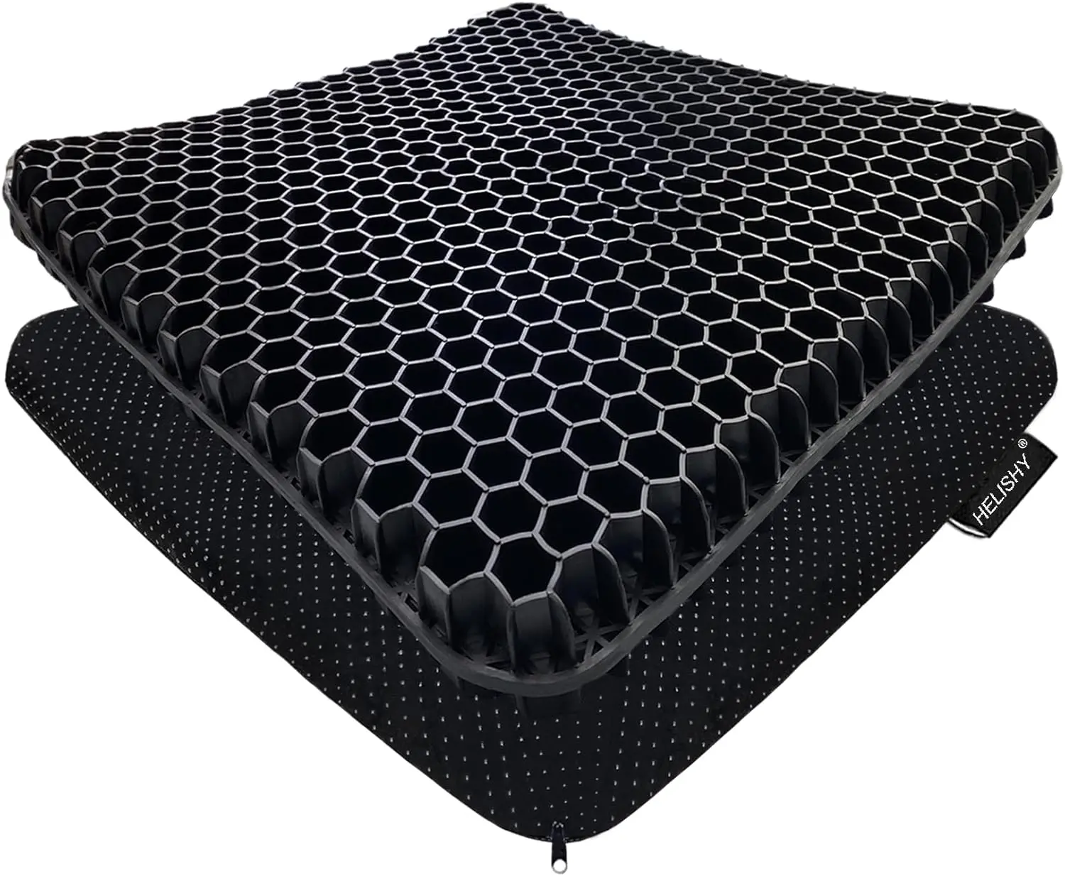 Gel Seat Cushion for Long Sitting Pressure Relief - Non-Slip Gel Chair Cushion for Back, Sciatica, Tailbone Pain Relief - Seat Cushion for Office Desk Chair, Car Seat – Wheelchair Cushions