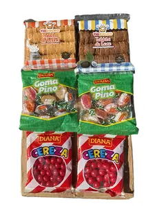 Diana Candy Sweet Paquete Dulces Variado Original Honduras Tableta de Leche Coco Goma Pino Cereza 15oz 3.66oz 4.93oz