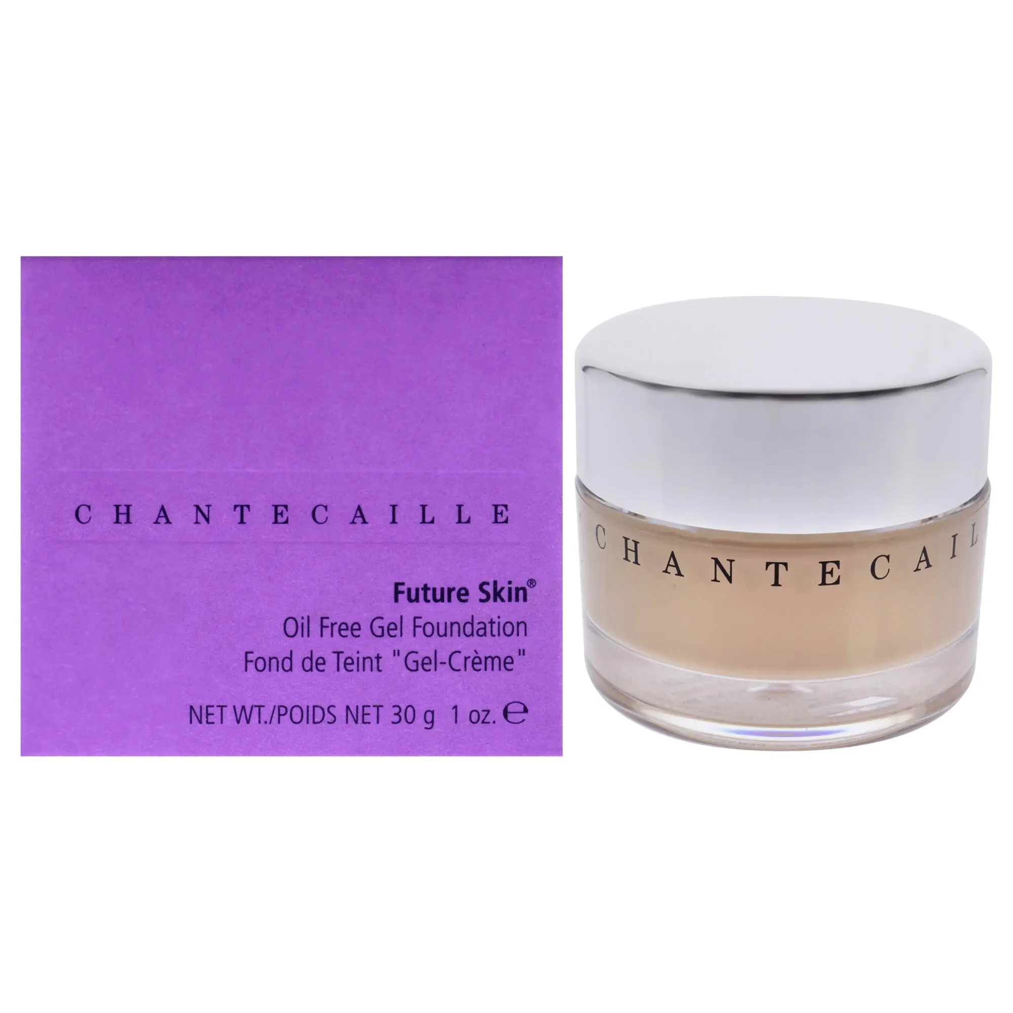Chantecaille Future Skin Gel Foundation, Lightweight Flawless Makeup for Women, 1 oz, Suitable for All Skin Types