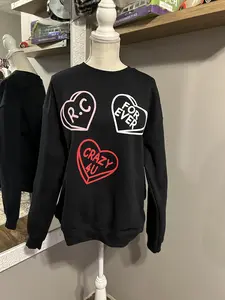 Custom Sweetheart Crewneck, Valentine's Day Sweater, Lover Sweater, Aesthetic Valentine's Day, Custom Sweater, Be My Valentines, Valentines gifts, Gifts for her