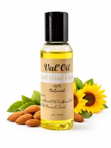 Val'Oil Soft Hand Oil 2oz | Natural Deep Moisturizing for Dry Cracked Skin with Almond Sunflower Olive Oil & Vitamin E