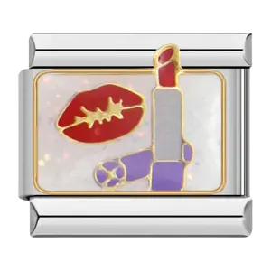 Lipstick (Original Italian Charm Bracelet)