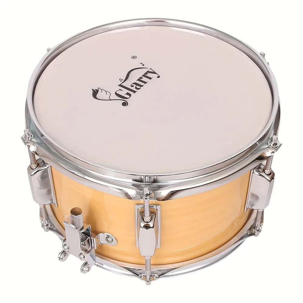 10x6 in Snare Drum, Poplar Wood Percussion Instrument Kit with Durable Construction, Musical Instrument for Beginner Percussion Enthusiasts, Instruments, Musical Instruments