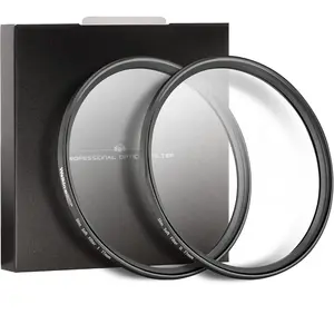 77MM White Mist Diffusion Filter Soft Focus Circular Lens Filter Set Dreamy Fog Effect Softening Camera Diffuser for Digital DSLR Camera 2 count(Soft 1 and 2)