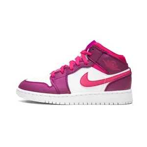 Air Jordan 1 Mid GS "True Berry" 555112 661