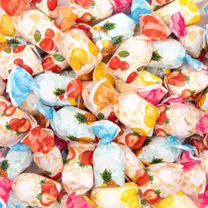 Arcor Fruit Filled Hard Candy | 2 Pound Bulk Bag | Assorted Fruit Flavors | Individually Wrapped Bon Bons Candy for Office and Parties | Orange, Cherry, Lemon, Strawberry, Pineapple