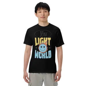 CoolThreads You light up my world #2 Unisex garment-dyed heavyweight t-shirt