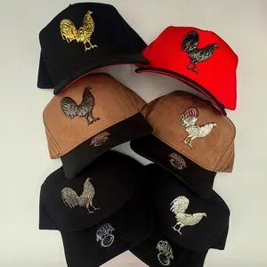 Gorra de Gallo Chava Hats - Baseball Cap with High-Quality Materials and Unique Rooster Embroidery Design