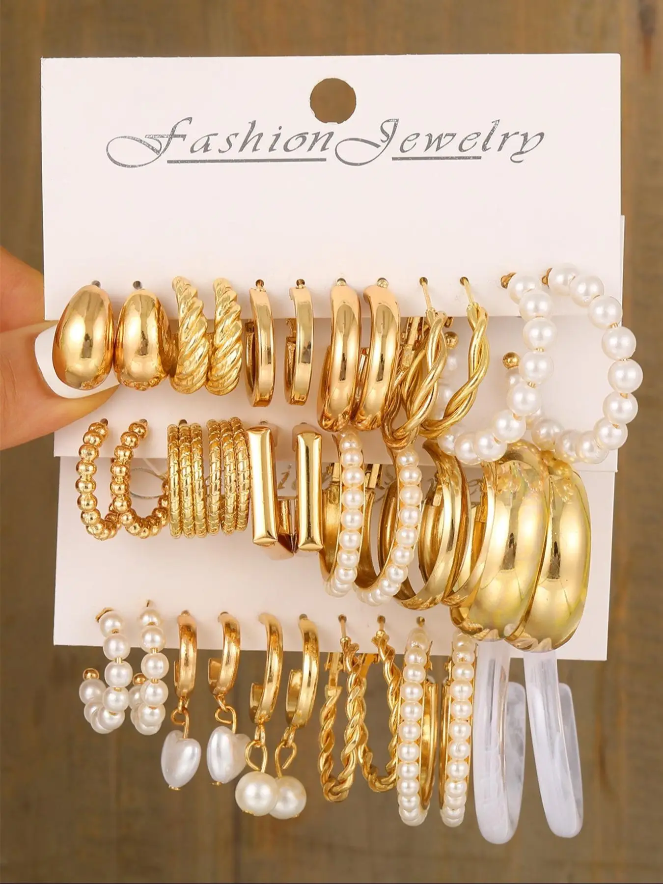 Faux Pearls Butterfly Hoop Earrings, Geometric & Twisted & Wide Edge Designs, Elegant Fashion Jewelry Accessories, Holiday Gifts for Women and Girls