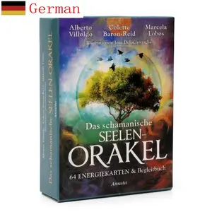 German 78 pcs Das Schamanische Seelen Orakel Tarot Deck Prophecy Divination Comics Tarot Cards Family Party Board Game Toy