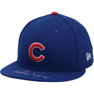 Dansby Swanson Chicago Cubs Autographed New Era Cap - Fanatics Authentic Certified