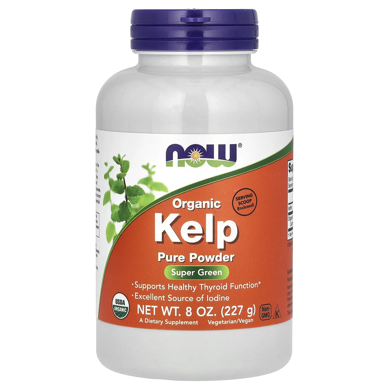 NOW Foods Organic Kelp Pure Powder, 8 oz (227 g)