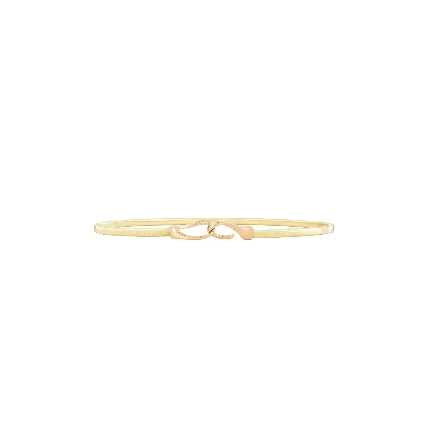Lele Sadoughi Stretch Chain Belt in Gold