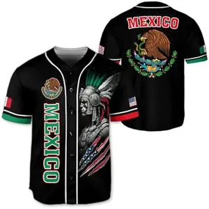 CHIARA CONTI Men's Mexico Baseball Jersey, gift for lover Mexico