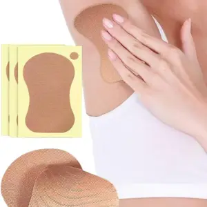 Women's Underarm Sweat Pads, Disposable Odor Control Stickers, Invisible Breathable Absorbent Liners, Pack of 10, One-Use Deodorant Strips