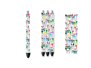 Phlebotomy Life Pen Wrap UVDTF Decal - Medical Glitter Pen Sticker
