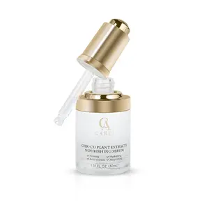 GHK-CU Peptides Nourishing Serum, Copper Tripeptide-1 for Firm, Wrinkle, Plant Extracts, Aloe, Agave for Skin Renewal and Moisture, All Skin Types, 1.01 fl oz
