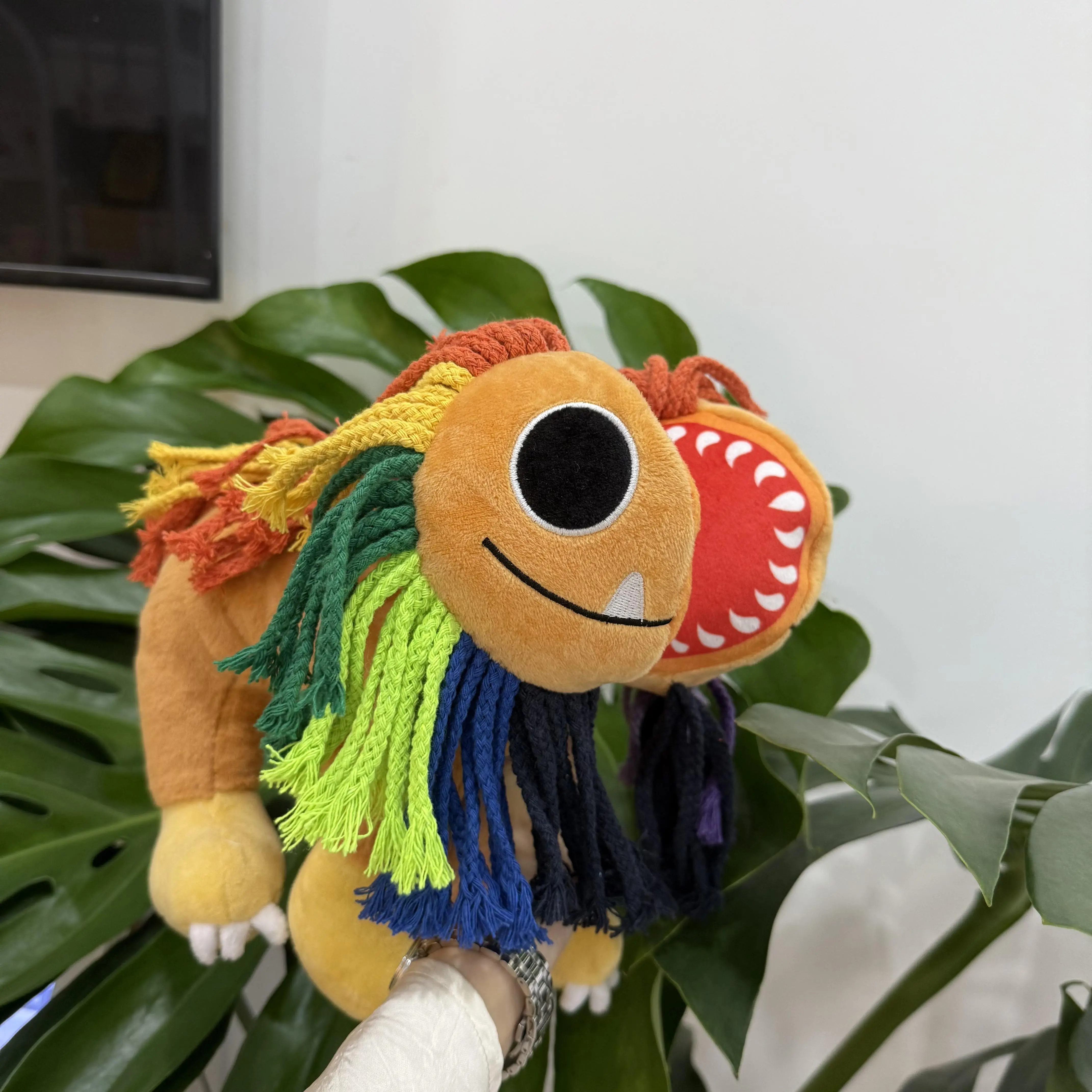 in stock 25cm Yarnaby Plush Nightmares Critters Plush Toy Animal Figure Yarnaby Colorful Lion Ornaments CollectiblesCustomDollTo