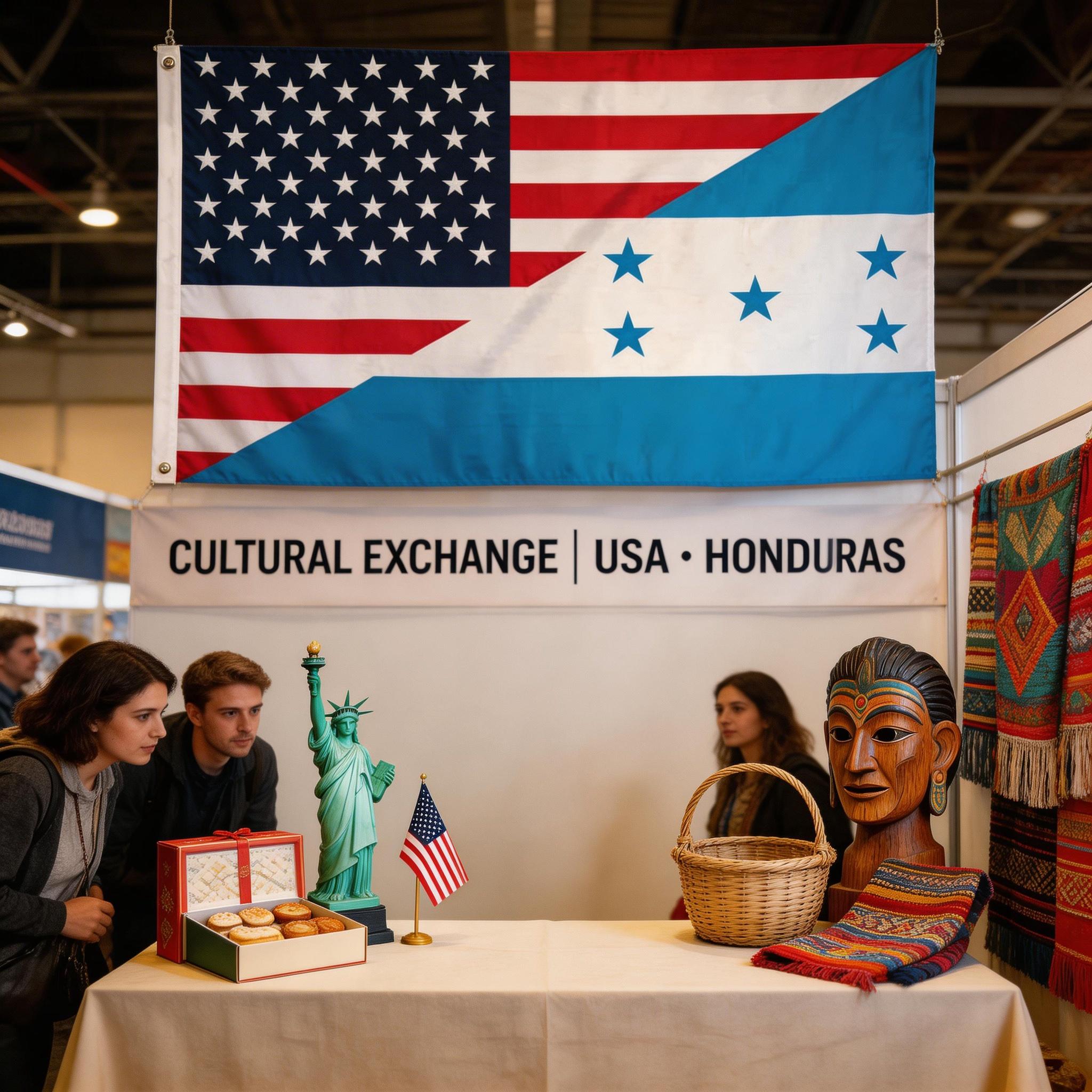 USA and Honduras Combined Flag 3x5 Ft, Christmas Flag for Home Decoration, Indoor and Outdoor, All Season Decoration