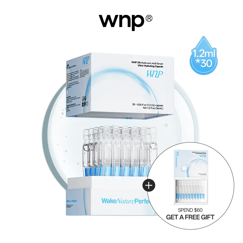 [WNP Official] Hyaluronic Acid Serum | 3% 4D Hyaluronic Acid | Deep nourishment | Hydration and long-lasting moisture | Boosts skin brightness | Smooths fine lines | Glass-skin glow | Great for all skin types summerwins