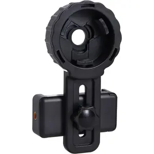 Binocular Phone Adapter, 360?Rotatable Telescope Microscope Phone Mount with Clip Lock Practical Spotting Scope Digiscope Adapter Accessories for    Smartphones