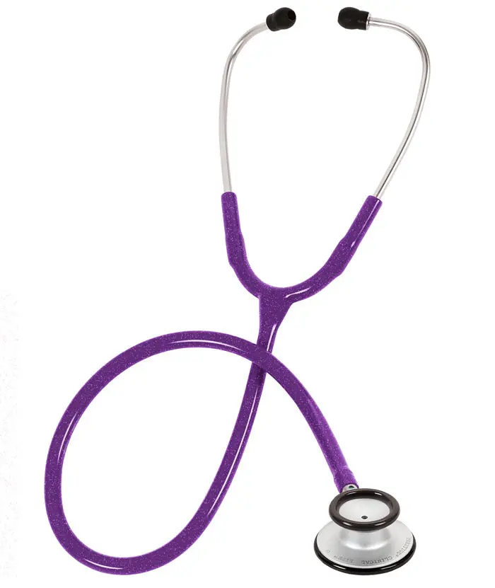 Prestige Medical Clinical Lite Lightweight Dual-Head Stethoscope - Bell, Soft Ear Tips, Anodized Parts, Maintenance-Friendly Design, Korotkoff Sounds Diaphragm - Healthcare Medical Supply Laboratory Tool