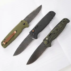 4300/9070 folding metal sheet fruit knife, EDC survival tool with clip, high carbon stainless steel hunting, fishing, hiking tactical folding knife, men’s gift