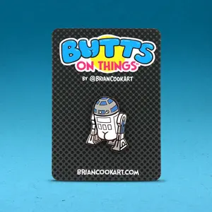 Artooty Droid Butt Pin