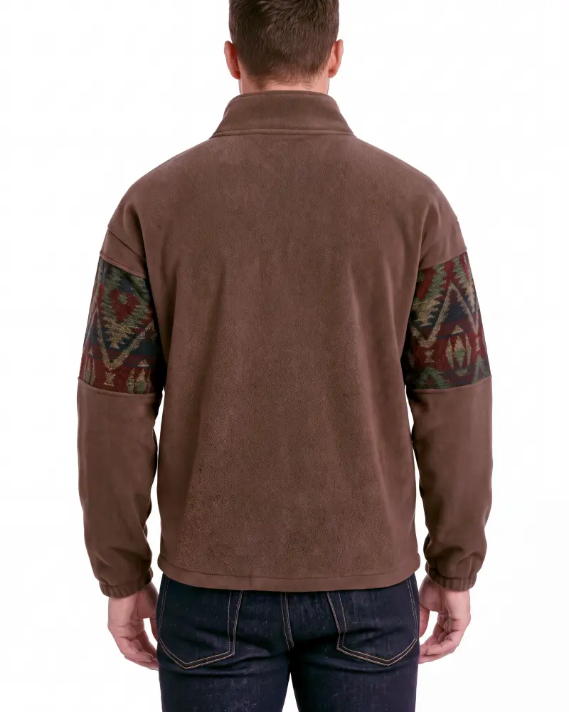 Fleece-lined winter cardigan