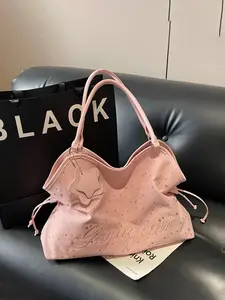 Women's Fashion Minimalist Casual Solid-Color Shoulder Bag Elegant Commuter Bag Large Capacity with Exquisite Pendant Perfect for Daily Commuting, Shopping, or Gifting Versatile Essential Shoulder Bag for Women