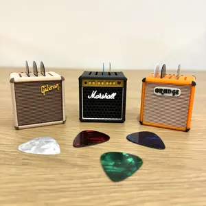 Marshall Gibson Orange Fender Mini Guitar Amp Pick Holder Classic Styles Amps for Guitar Players
