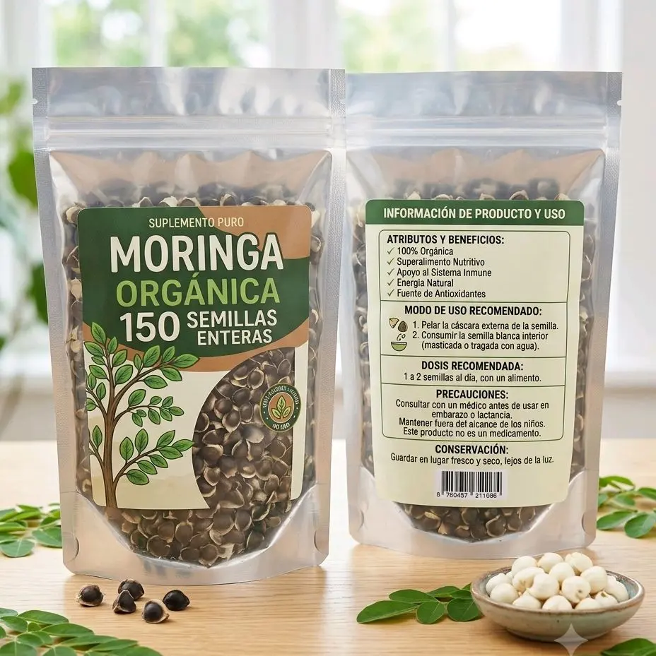 Moringa Seed Dietary Supplement, 150-Count