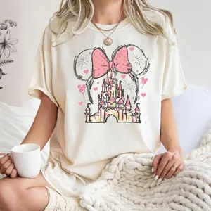 Castle T-Shirt, Magical Castle T-Shirt, Gift For Beloved, Gift for Girlfriend, Cotton 100%