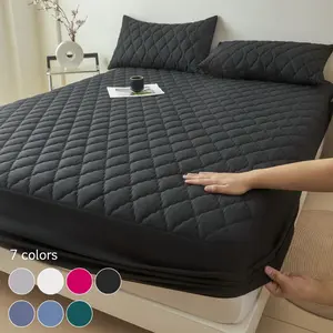 2pcs/3pcs Waterproof Mattress Protector Set, Waterproof Mattress Cover, 30cm/11.8in Deep Pocket, Soft, Comfortable & Breathable, Ideal for Bedroom, Guestroom, Apartment, Dorm, or Homes with Kids, Pets, or Elderly (Includes Pillowcases)