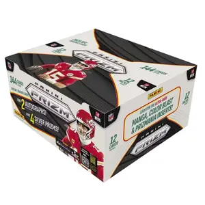 Panini 2025 Prizm Football Hobby Box - 144 Cards, 2 Autographs, 4 Silver Prizms, Ultra-Rare Manga & Color Blast Inserts