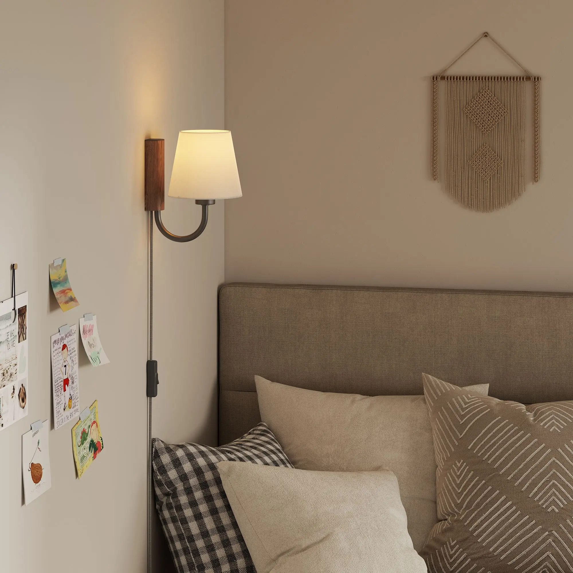 Sunlit Swivel Wall Sconce in Walnut Black Sunlit Swivel Wall Sconce in Walnut Black