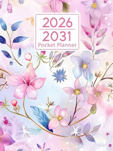 2026-2031 Pocket Planner 6 year Pocket Calendar January 2026 to December 2031