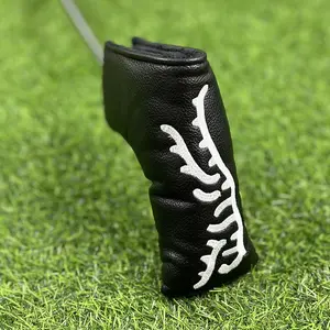 Abstract Tiger Pattern Golf Club Head Cover, 1 Count Golf Putting Cover, Fashionable Club Cover, Suitable for Male and Female Outdoor Enthusiasts, Golf Putter, Golf Accessories