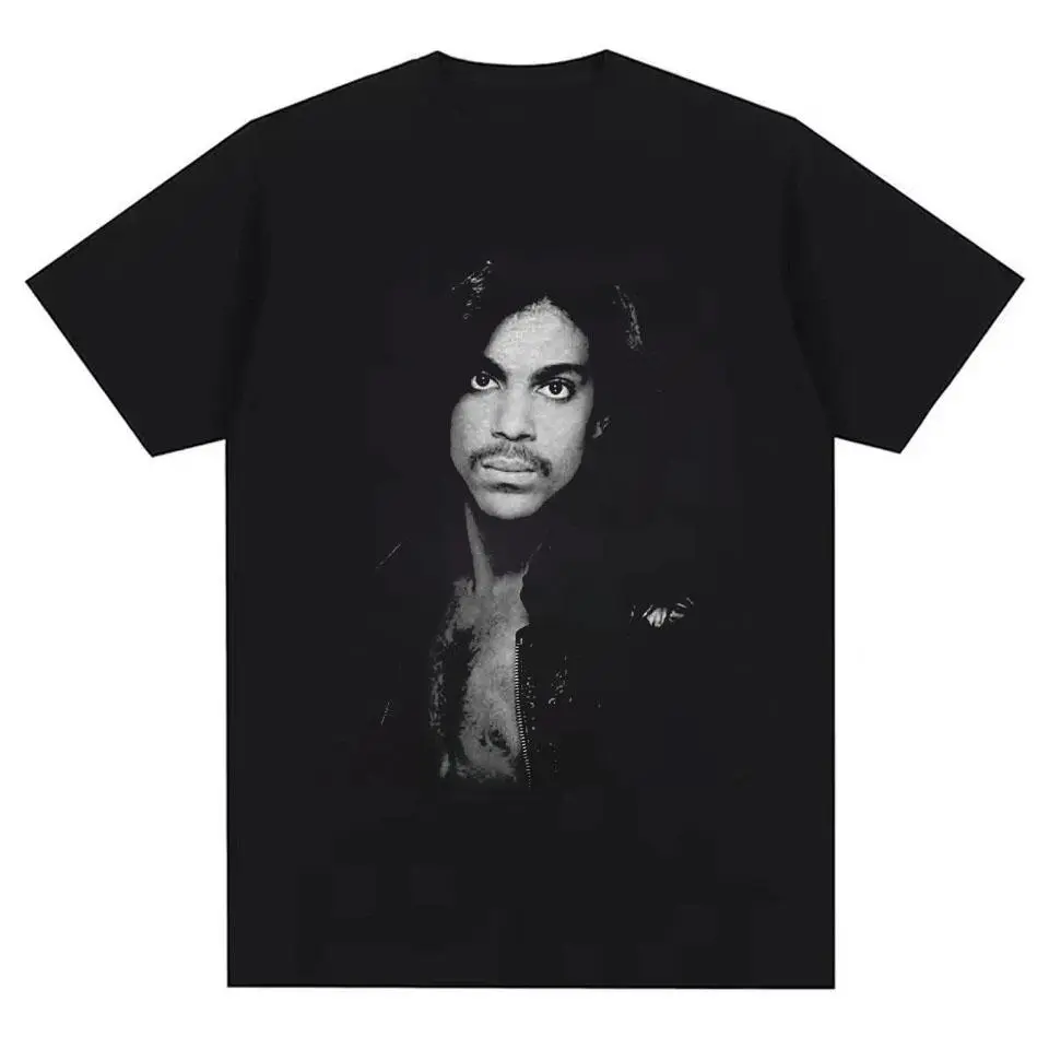 Prince Graphic T-Shirt Vintage Music Legend Portrait Bootleg Tee