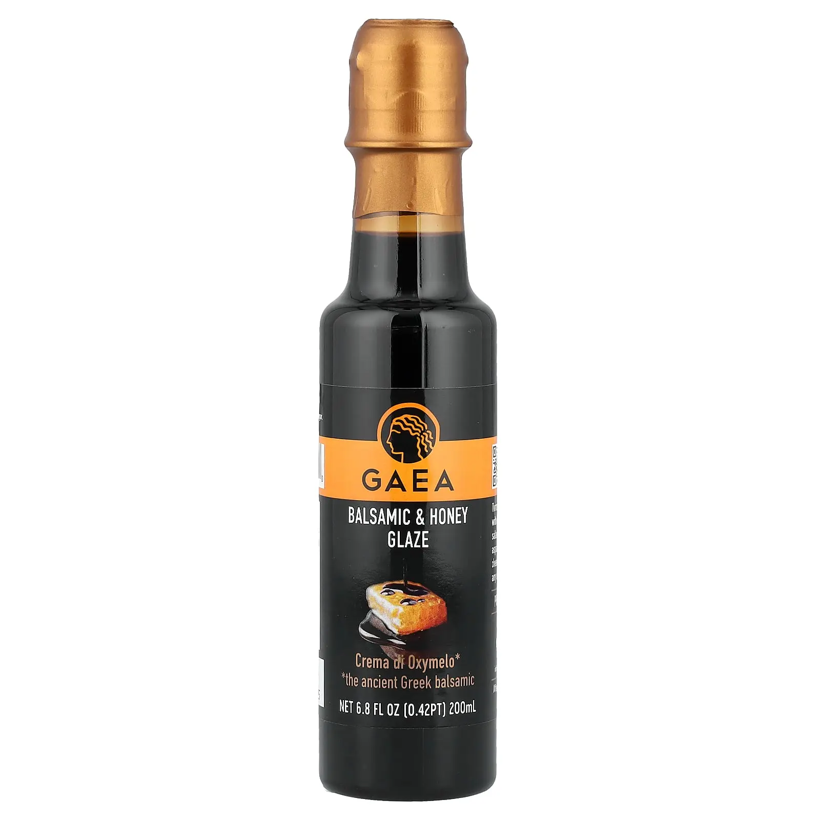 Gaea Balsamic & Honey Glaze, 6.8 fl oz (200 ml)