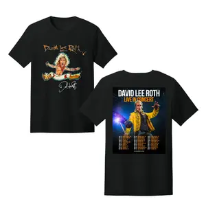 David Lee Roth Tour 2026 T-Shirt – Live in Concert Rock Band Graphic Tee Vintage Style Fan Shirt USA Men Women Tops