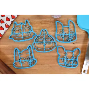 Cult of The Lamb Cookie Cutters - Evil Lamb, Good Lamb, Culty Fox, Culty Piggy, Culty Puppy