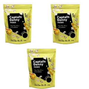 Captain Danny 3 Pack Pop-Pop Rice Snack (Corn-Chowder) Puffed Rice Popcorn