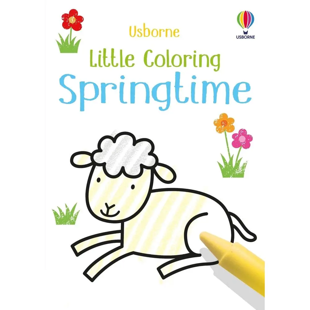 USED Book - Little Coloring Springtime by Oldham, Matthew (Paperback) - english