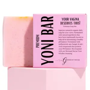 Premium Yoni Soap  – Natural pH Balance, Odor Control & Hydration, Organic Herbal Ingredients, Handmade & Vegan – Gentle Yet Effective for Daily Intimate Hygiene (100g)