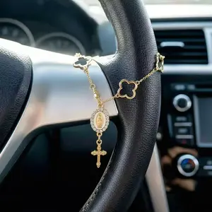 Car Steering Wheel Bead Accessories, Car Charm Jewelry, Unique Fashion Gift, Automotive Decor, Car Interior Accessory, Stylish Car Accessory
