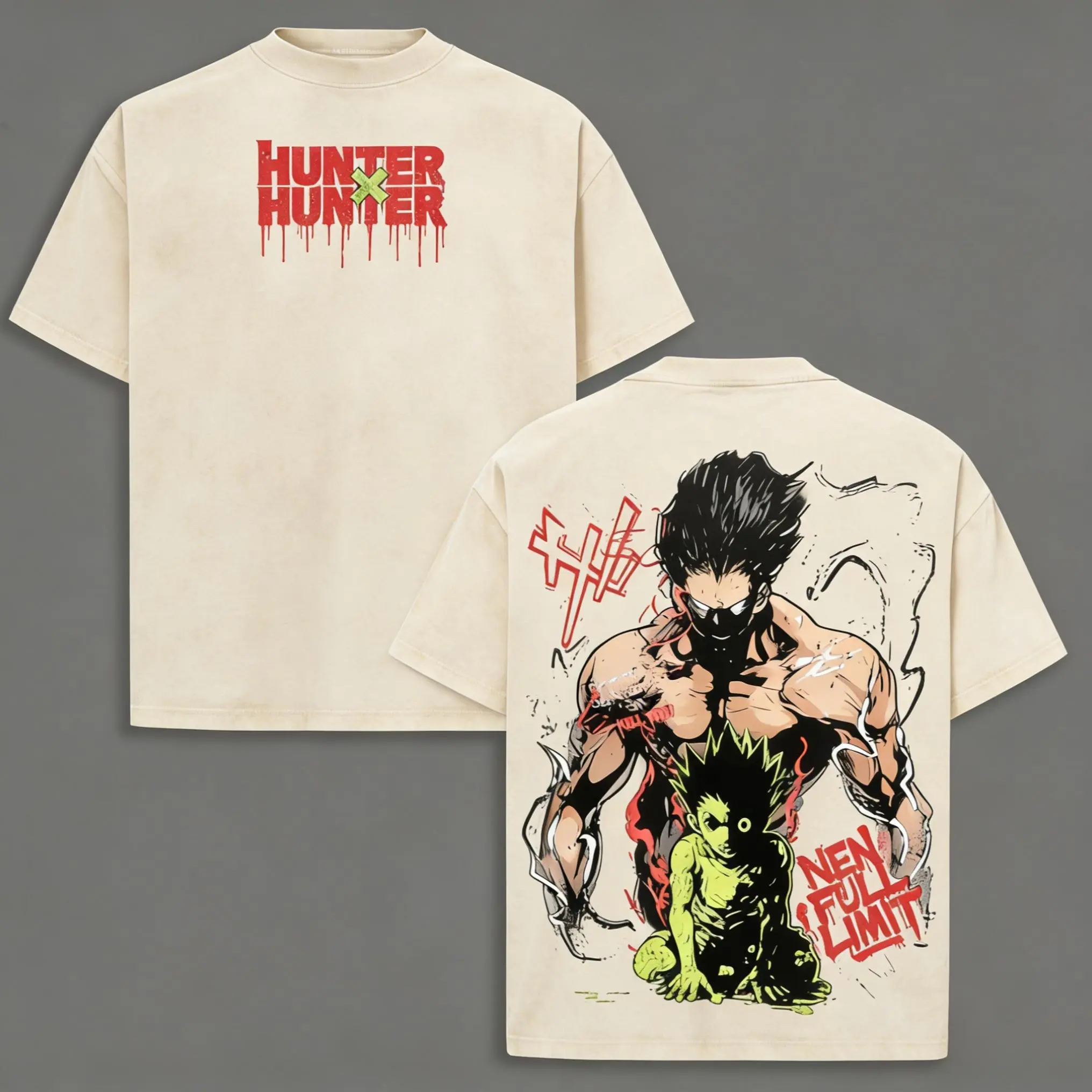 Washed T-shirt-Apricot