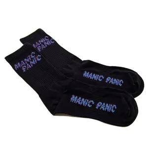 Socks - Black with Blue Logo