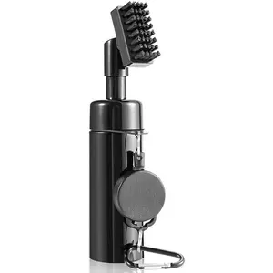 Pro Golf Club Cleaning Brush with Golf Groove Sharpener Tool, 8 Inch Retractable Water Brush with Clip, 5oz Water Capacity, Fits U & V-Grooves, Premium Golf Accessories for Men Women