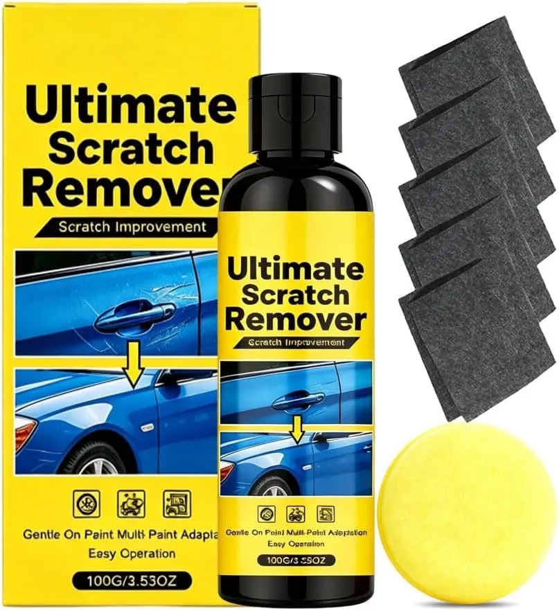 Premium Car Scratch Repair Kit 2026, with Polishing Paste & Application Sponge, for All Paint Colors, Automotive Detailing & Paint Care Product